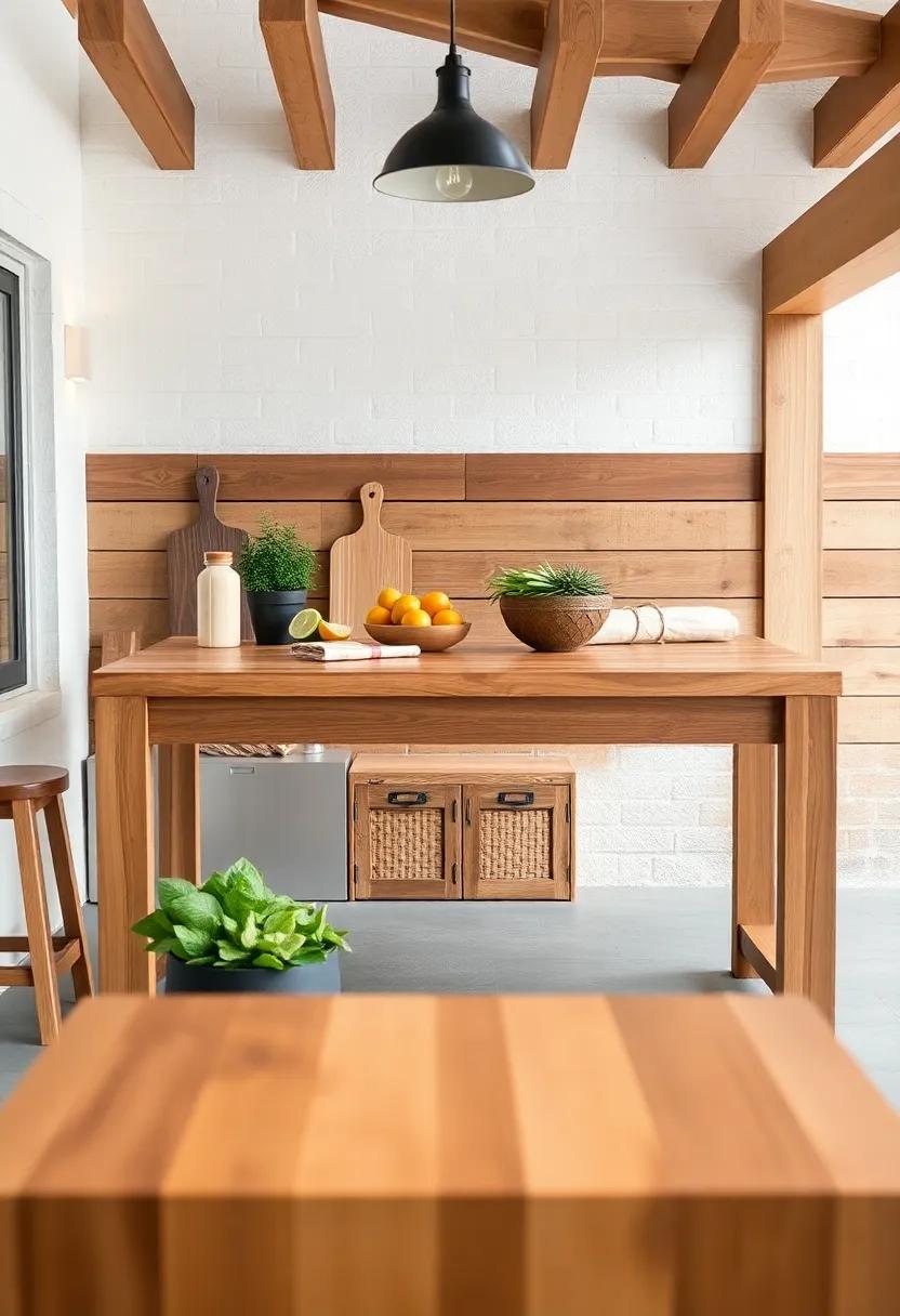 Butcher Block Prep‌ Table: A durable​ and stylish surface for chopping, slicing, and⁢ dicing, ‍perfect for your ⁣outdoor⁢ meal prep