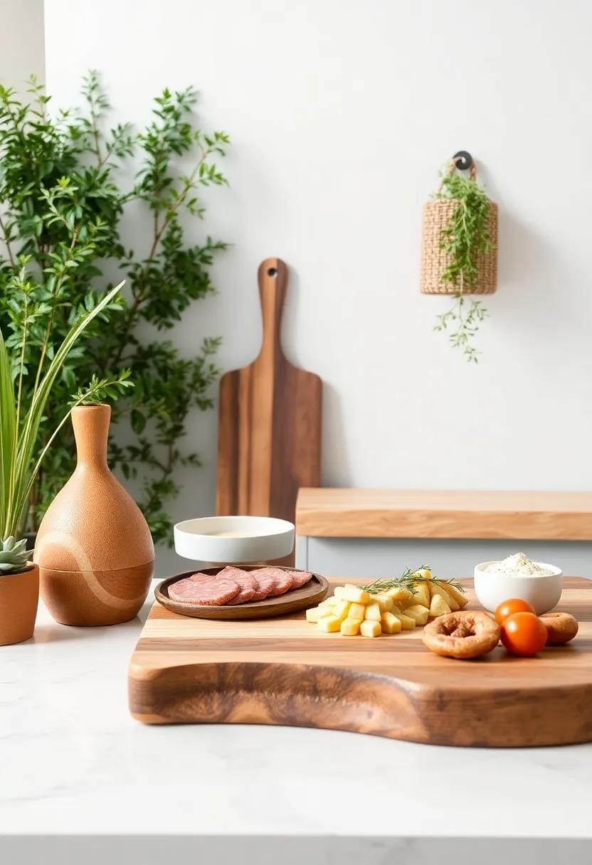 Cutting Boards: Versatile wooden cutting boards‌ are essential for any outdoor chef, perfect for prepping ingredients and serving charcuterie