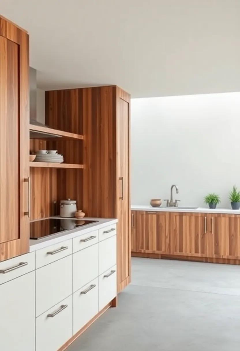 Outdoor​ Kitchen Cabinets: Maximize⁤ your storage⁤ space with weather-resistant wooden ‌cabinets designed specifically for outdoor use