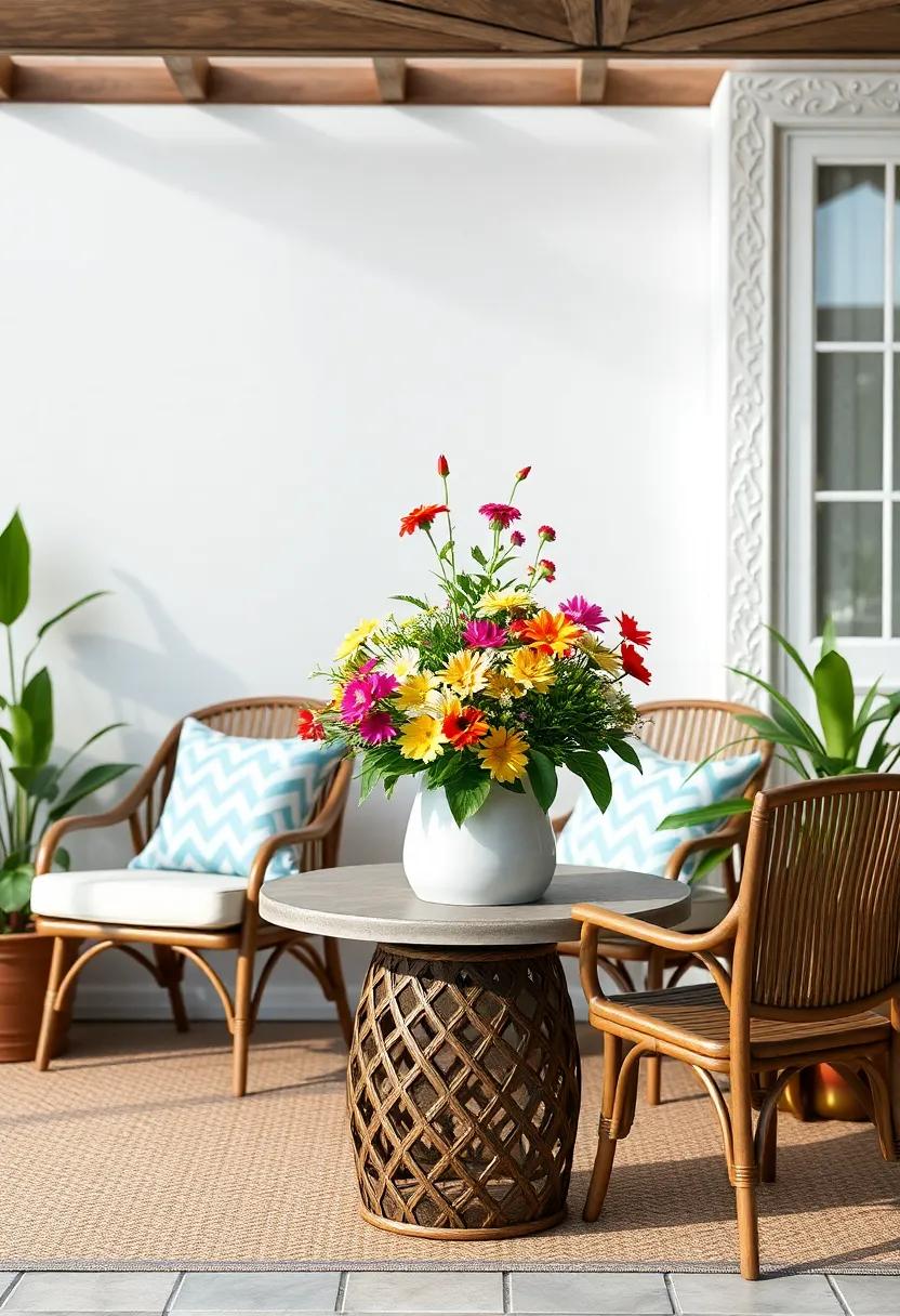 Transform Your ⁣Patio With a Vibrant⁢ Summer Flower Arrangement
