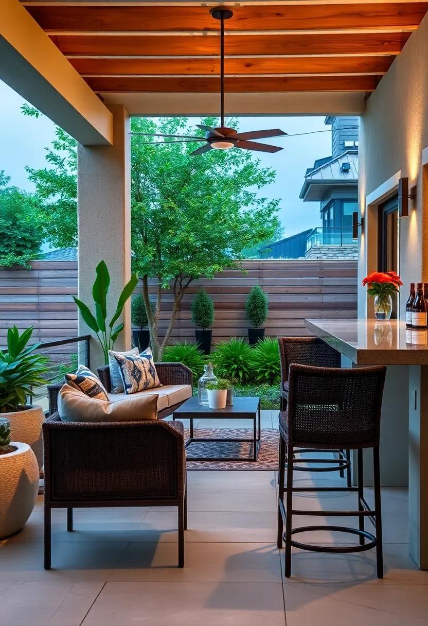 Bar Stools: ​High-backed bar stools with aluminum frames are ideal for elevating your ⁤outdoor bar or countertop, combining comfort and style