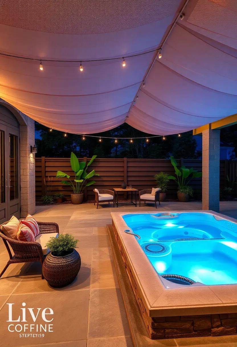 Add a‍ Canopy for Shade and⁣ protection While enjoying Your Outdoor⁤ Oasis