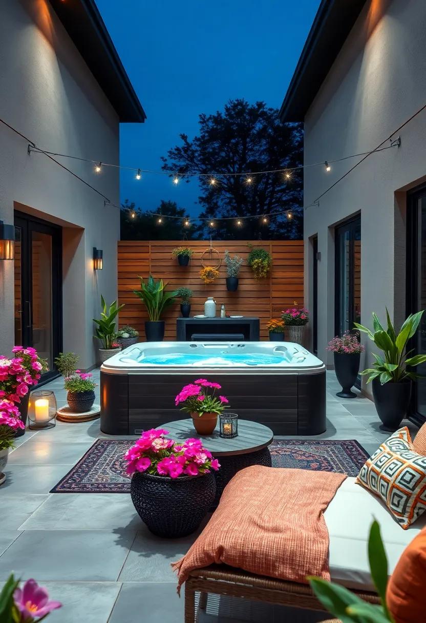 Engage All Senses With Fragrant Flowers and Cozy Textiles on ‌Your Patio