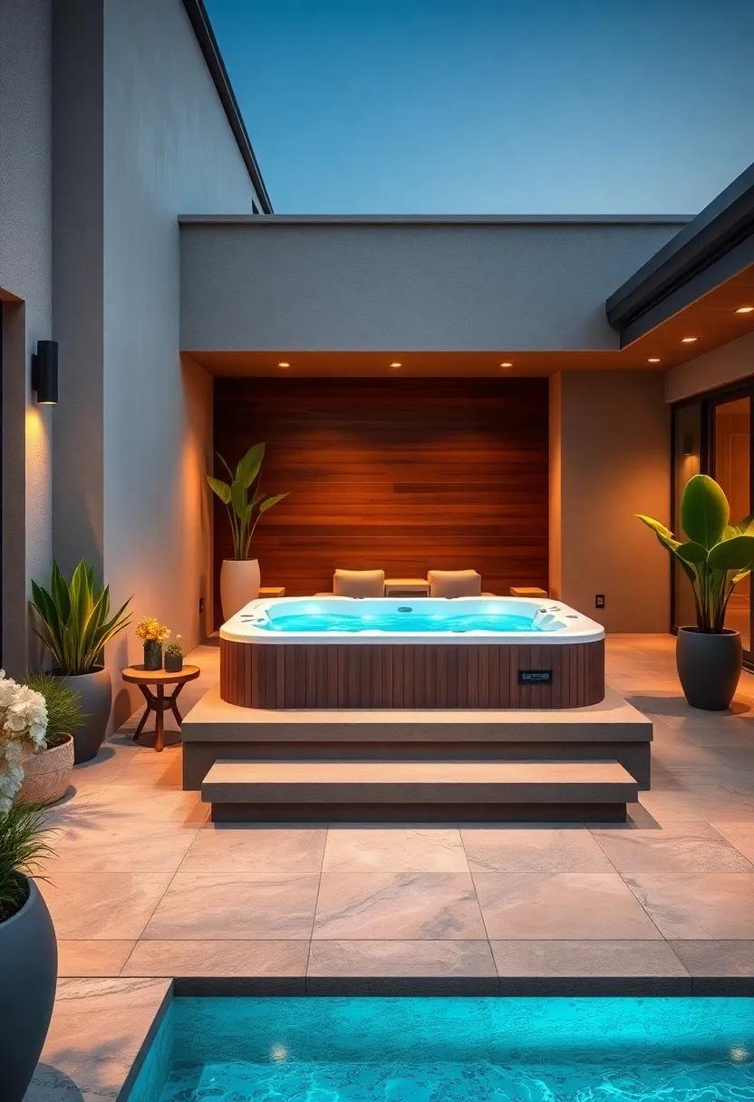Make a Splash With Unique Hot Tub Shapes and Creative Surroundings