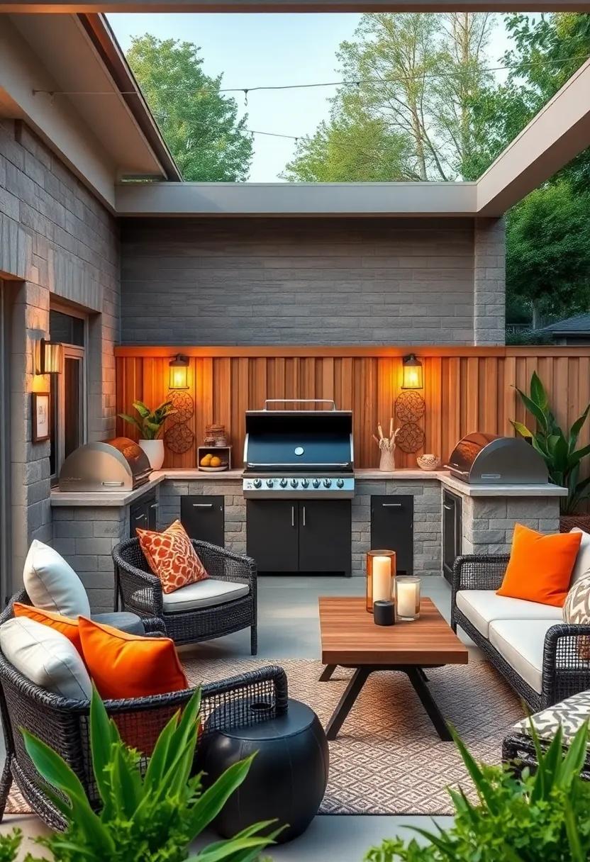 BBQ Competition Area: ‍set⁣ up ⁣different grill stations for family BBQ competitions, encouraging‌ creativity​ and collaboration in meal⁢ preparation