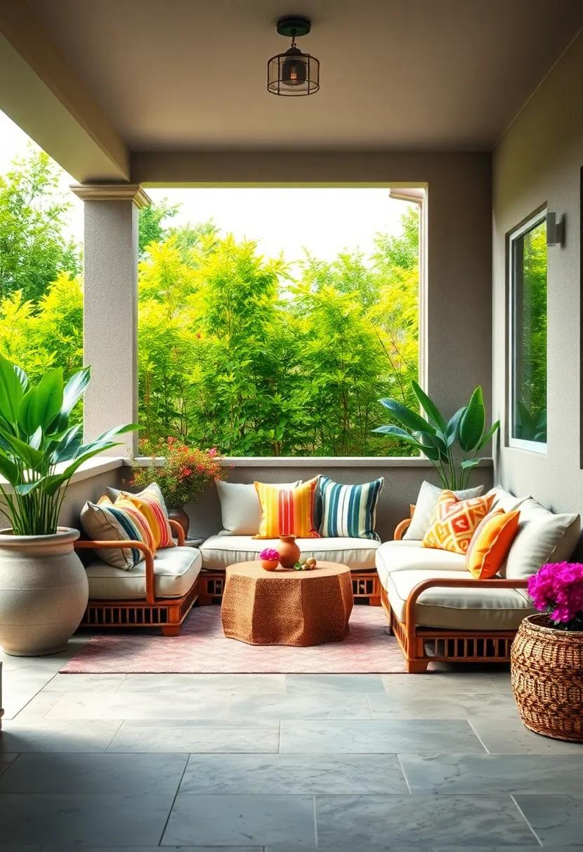 Cozy Nook with Pillows:⁣ Designate a‌ corner filled ‌with cushions and‍ pillows for reading, chatting, ⁢or simply‍ enjoying the ⁣tranquility of nature together