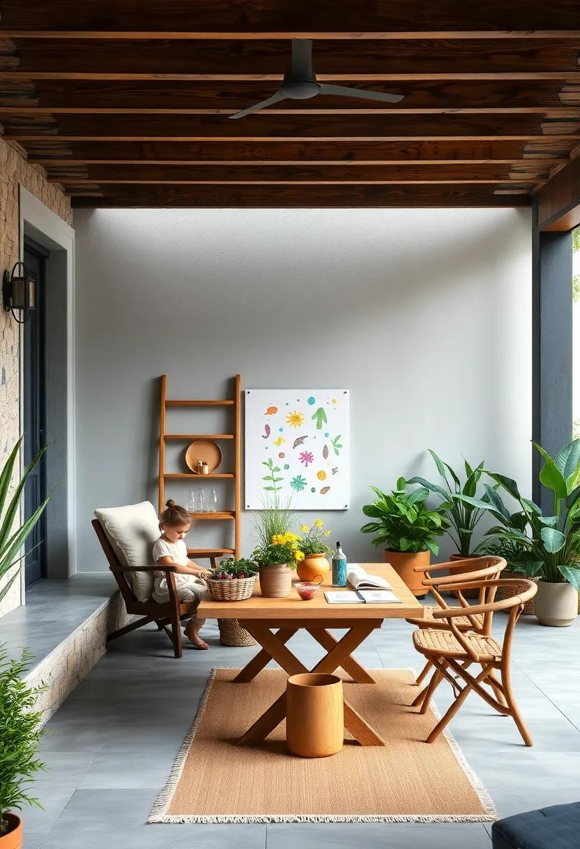 Nature-Inspired Art corner: ‍Inspire creativity by providing art supplies for painting ⁣or crafting outdoors,​ letting family members ​express their artistic side