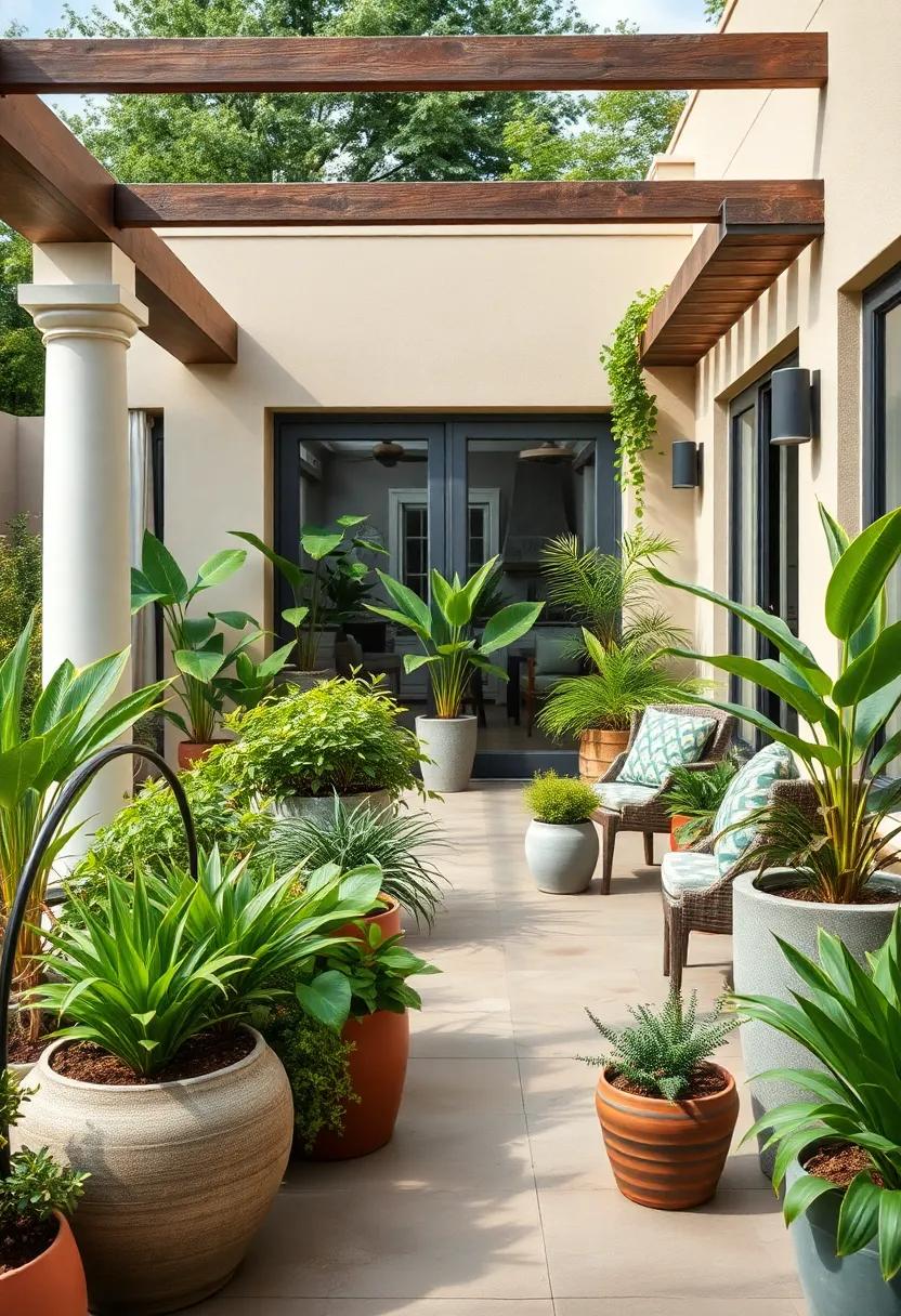 Plant Potters corner:⁤ Create‍ a green oasis with⁢ large planters filled‍ with family-friendly⁤ plants—let each ‍member choose their favorite for a ⁣personal touch!