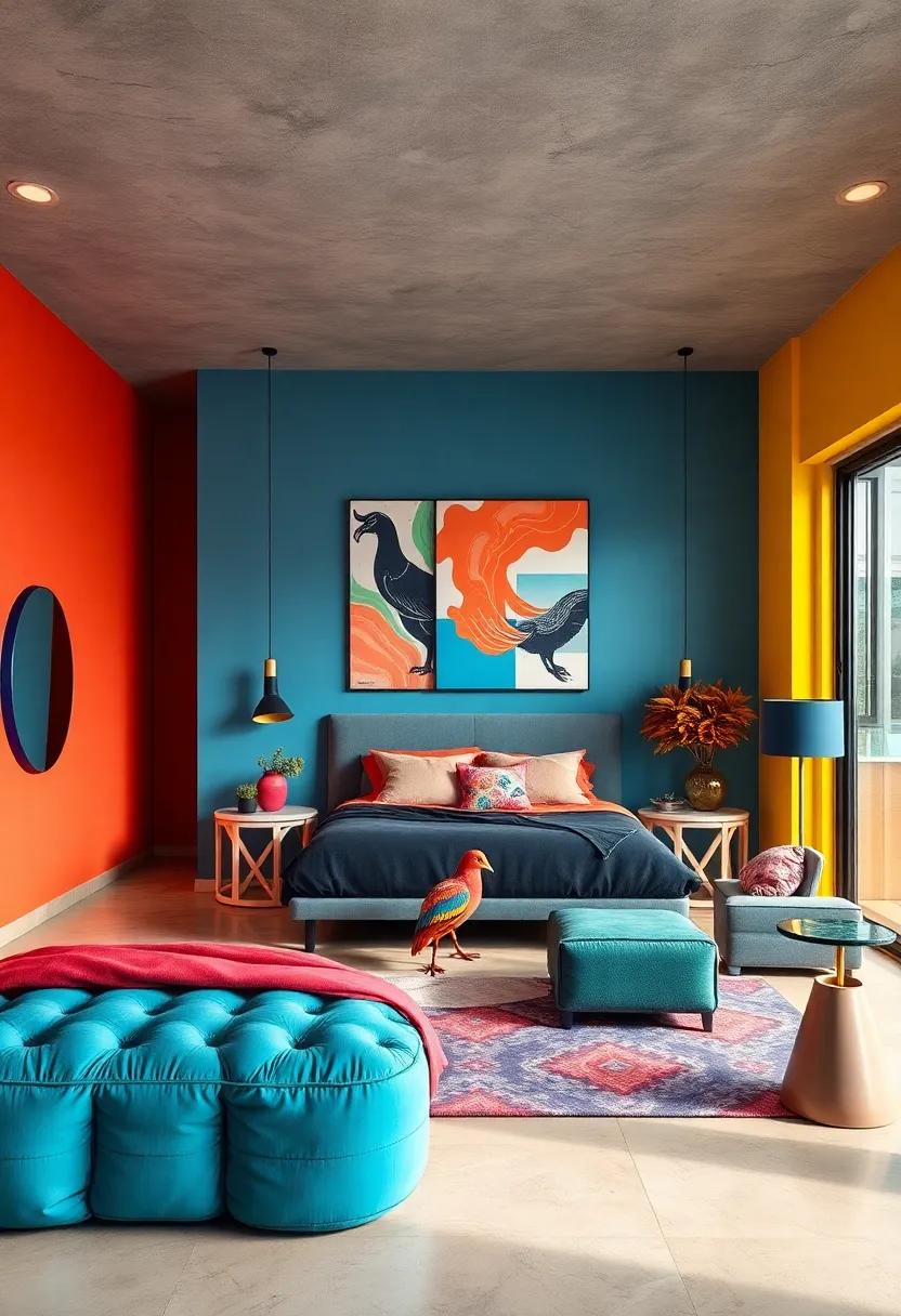 Creating A Bold Color Palette ⁢That captures The⁣ Essence Of pop-Art Style in Your Bedroom
