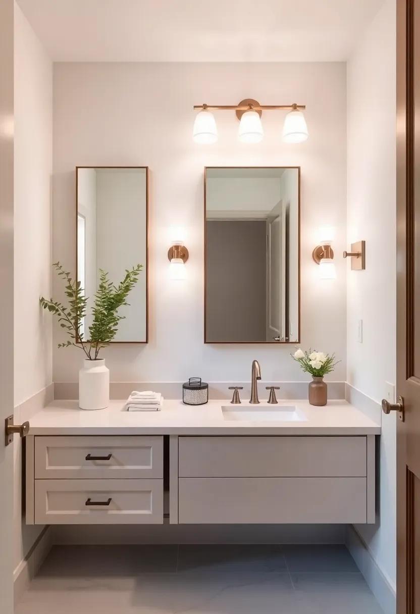 Layered ⁢Lighting: Achieve⁤ a cozy atmosphere by ​layering‍ different light sources,from sconces to overhead fixtures,around your vanity