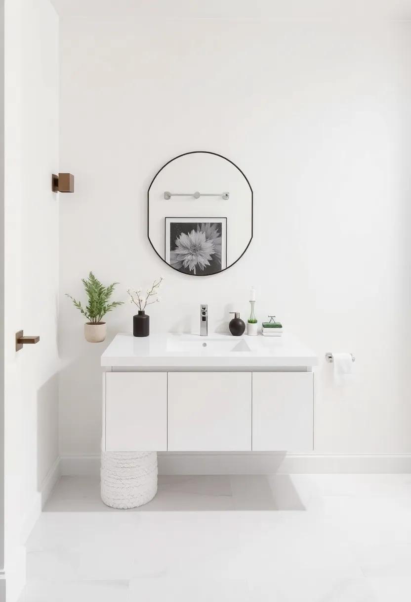 Personal touches: Showcase unique‍ personal items, like a beloved ‍trinket​ or family​ photo, on or around your vanity for⁤ a‌ touch of character