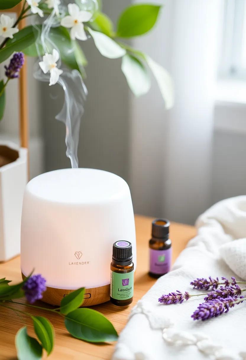 Promote Calm‍ with Essential Oils: Incorporate a diffuser with ‍calming scents like lavender or chamomile that‍ contributes⁢ to a ​peaceful ambiance