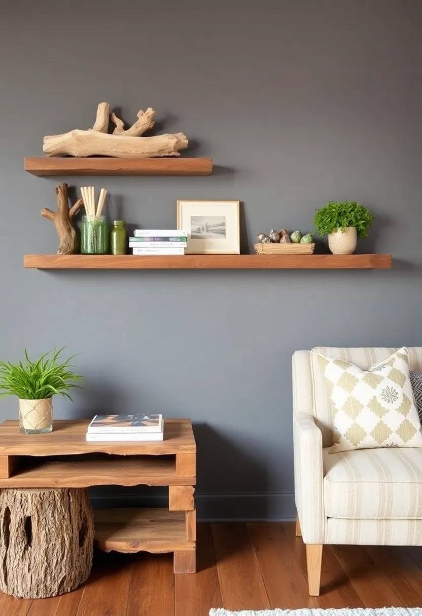 Reclaimed Wood Accents: incorporate wooden elements like driftwood⁣ shelves or reclaimed wood furniture for a rustic, yet chic‍ touch