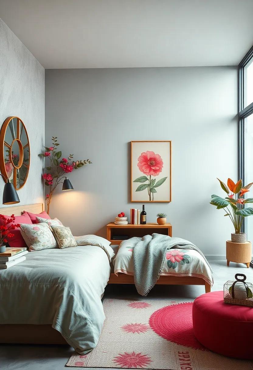 Nature-Inspired Decor: Use floral ⁣prints from⁣ past decades combined with fresh, saturated colors​ to bring a lively, organic vibe ‍to your bedroom