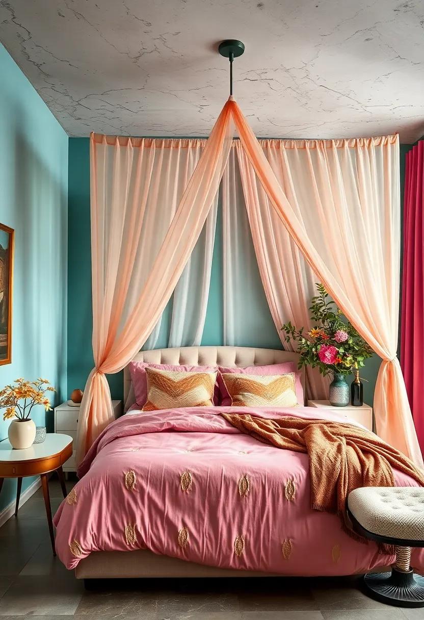 Chic canopy Beds: Incorporate ‌a vintage-style canopy adorned ⁤with airy, pastel drapes for a dreamy, romantic retreat