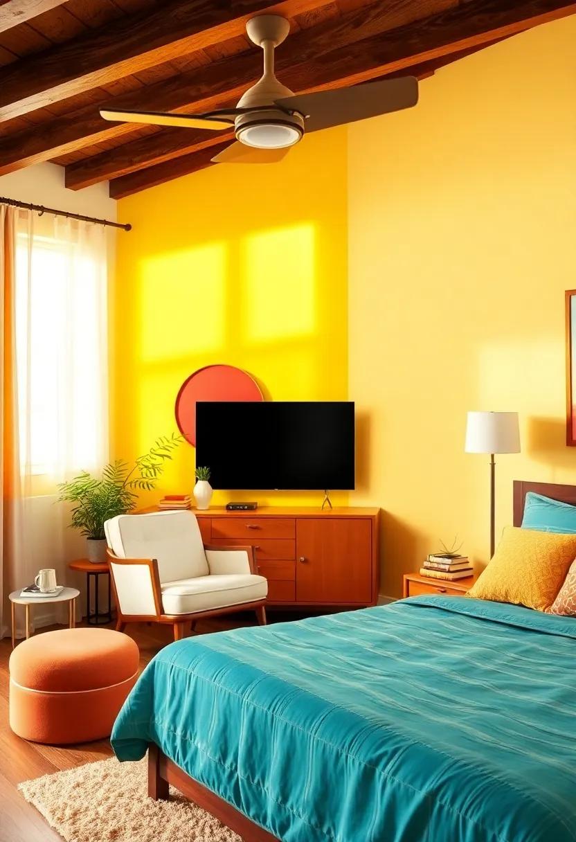 Color Palettes That Pop: blending Retro Hues with Contemporary Neutrals