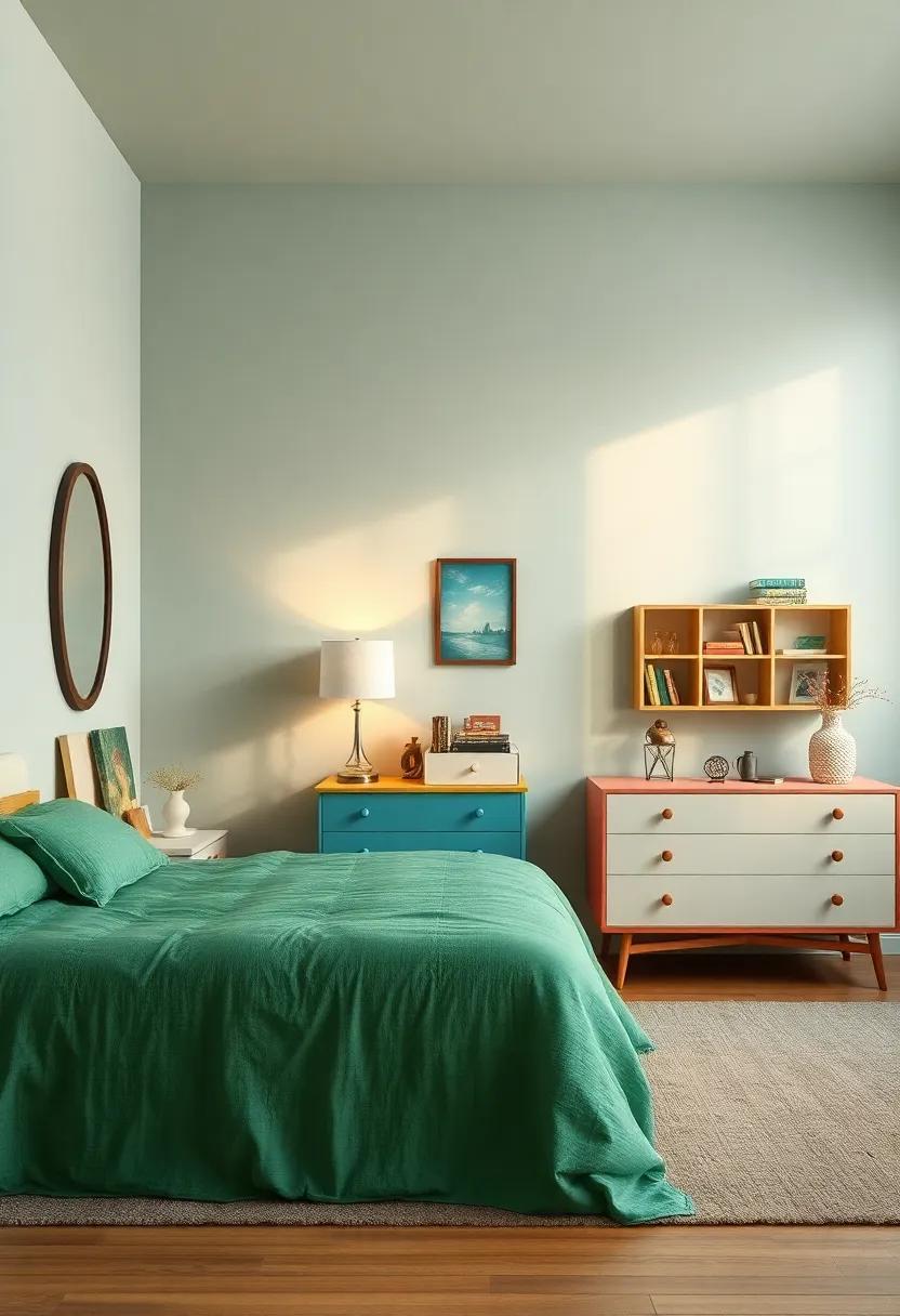 Dressing Your ‌Walls:‌ Exploring Paint Techniques that Highlight Retro Elements