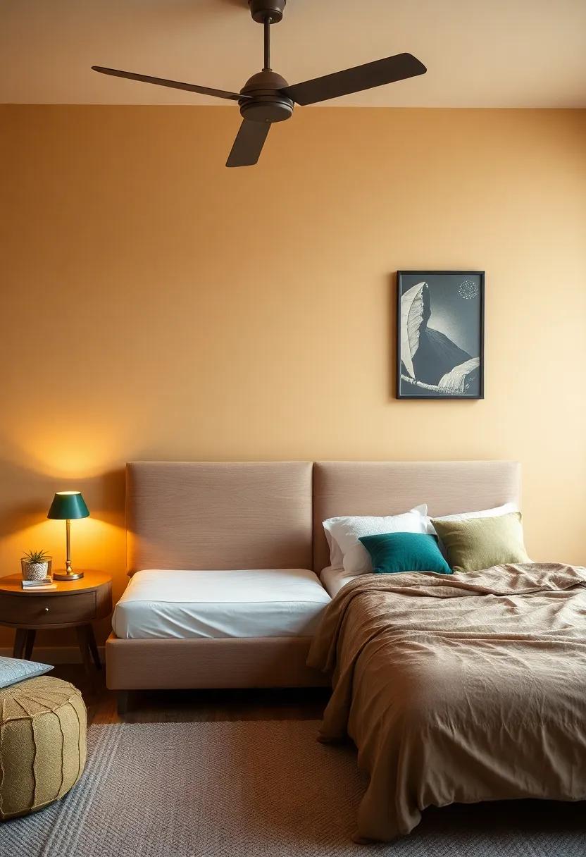 Embrace Earthy ​Color Palettes: ‌Opt for warm browns, muted greens, and ‌faded⁤ yellows​ to envelop your space in ⁣a cozy glow