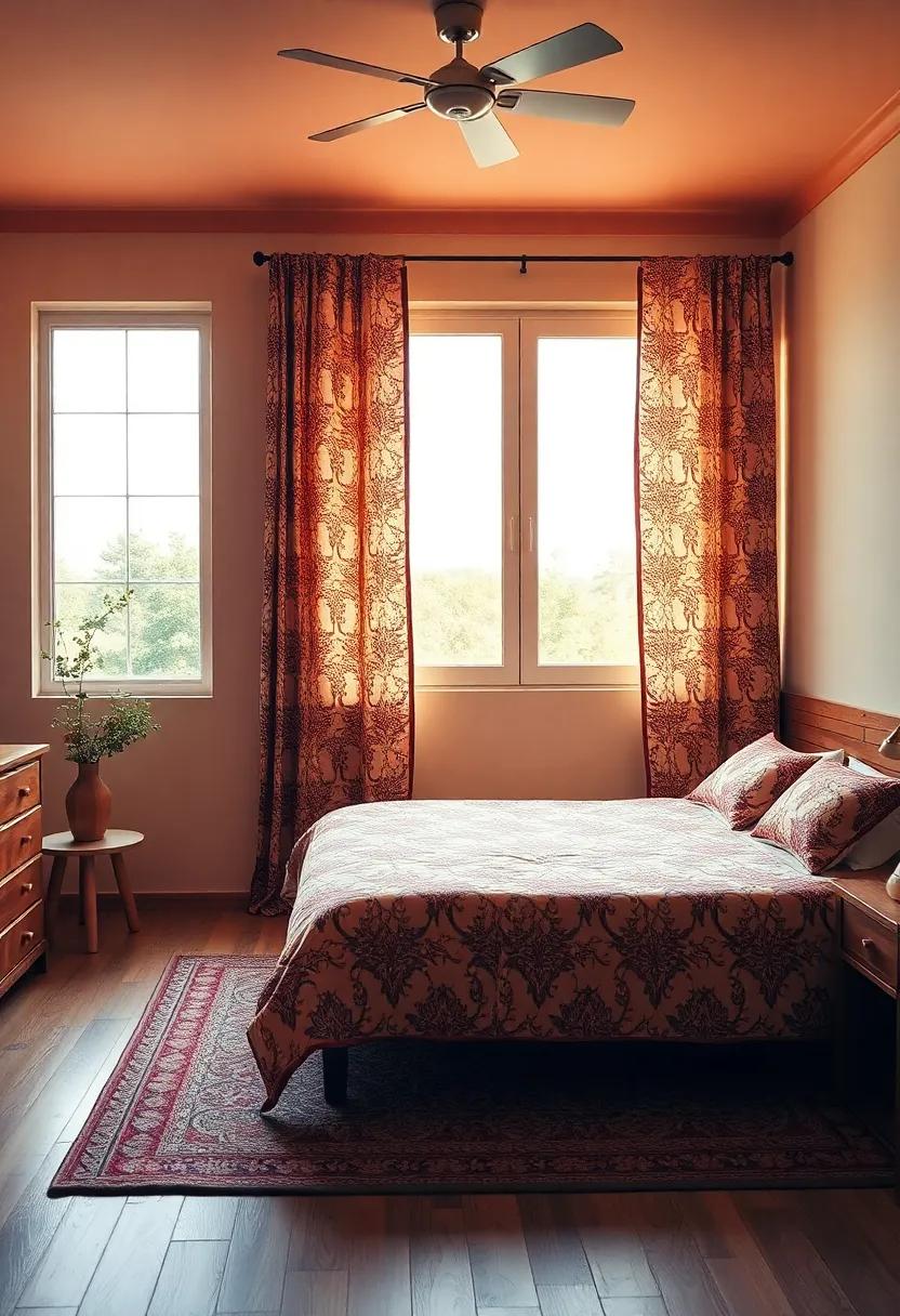 Block-Printed ‍Curtains: Hang curtains with intricate block prints to add ​a touch of history and softness ‍to your windows