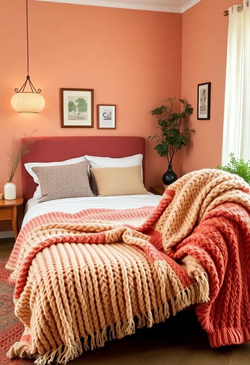 Knitted Blankets: Drape chunky knitted⁢ throws over your⁤ bed ​or chair for both texture and warmth that's perfect‌ for snuggling
