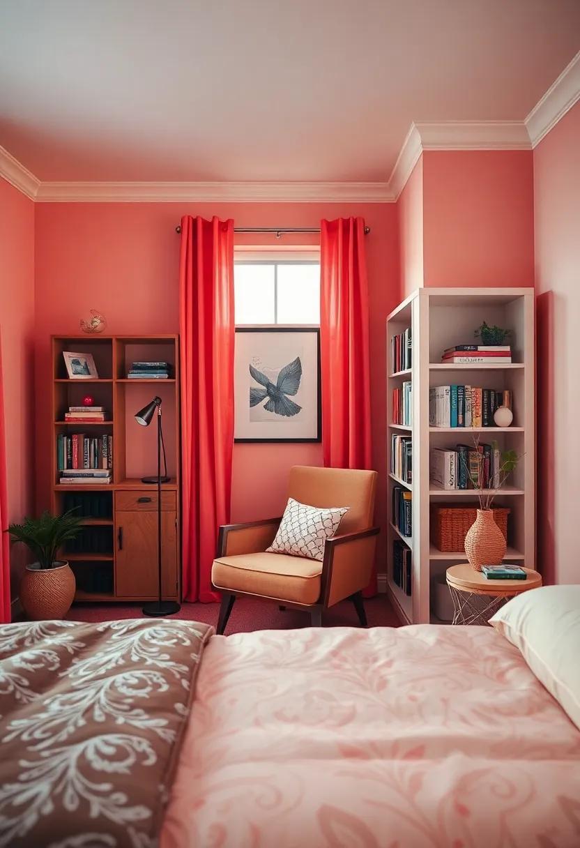 cozy reading⁢ Nook: ⁣Designate a small ⁣space filled with a comfy chair and a chic bookshelf​ for ⁤an inviting ⁣retreat ​for leisurely ‌reads