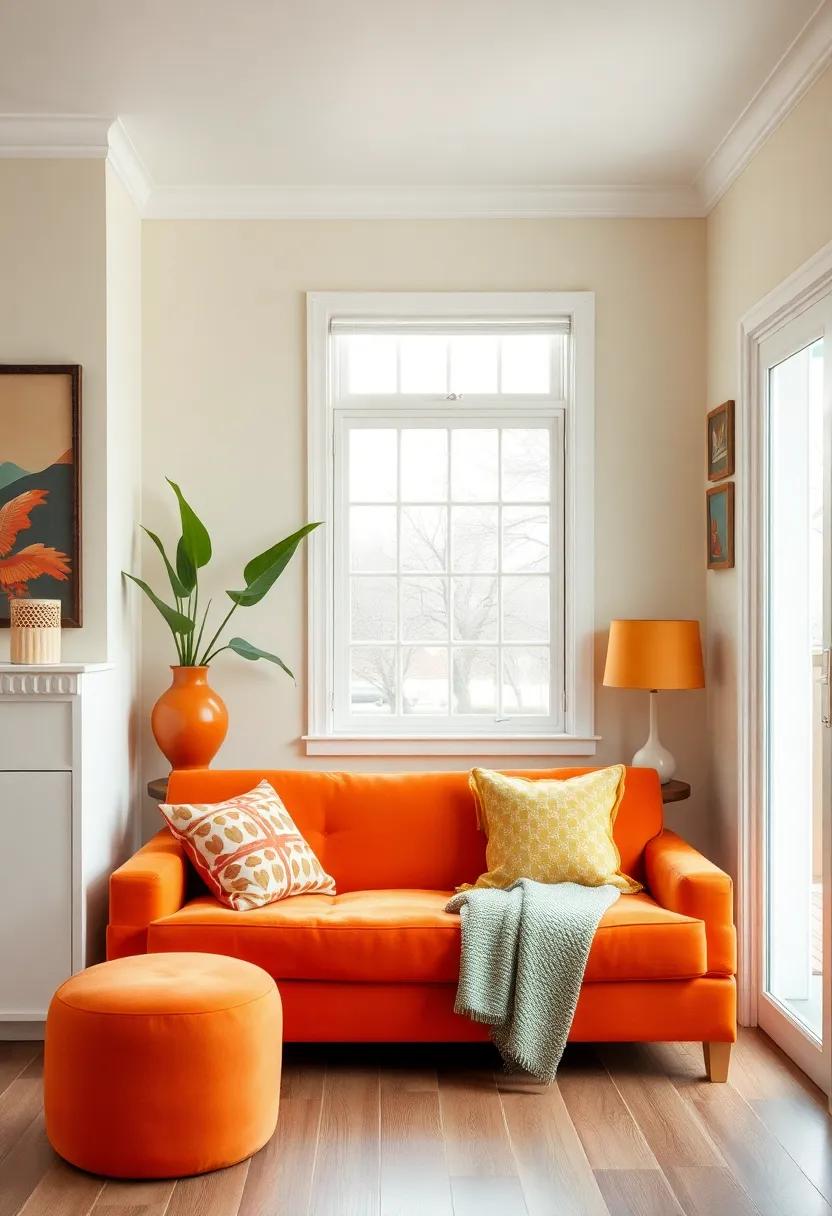 Vintage⁢ Color Palettes:‍ Dive ⁢into the kaleidoscope of the 60s‌ with vibrant oranges, greens, and⁣ yellows that​ bring ​warmth and ‍energy to your space