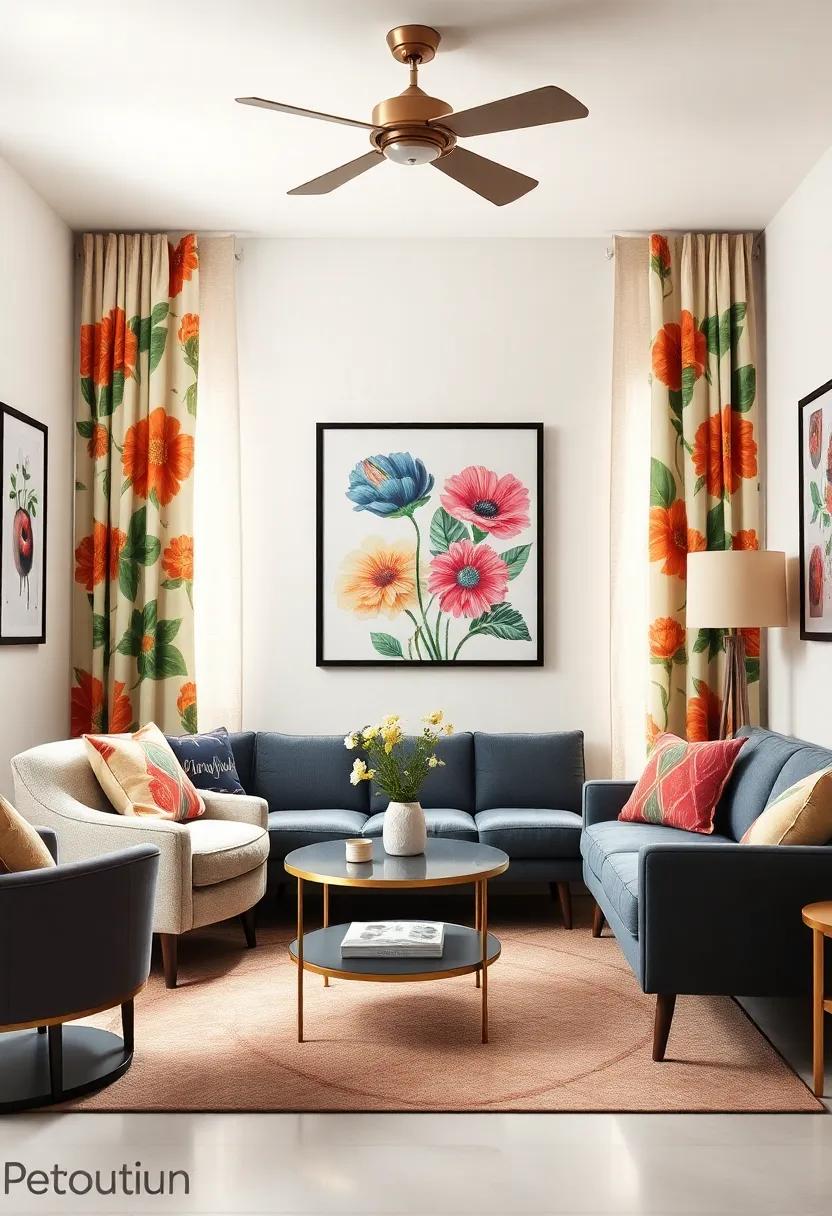Floral Prints: Embrace the essence of the 60s⁤ with oversized​ floral prints in your curtains,upholstery,and‌ artwork for a fresh and ‍cheerful feel