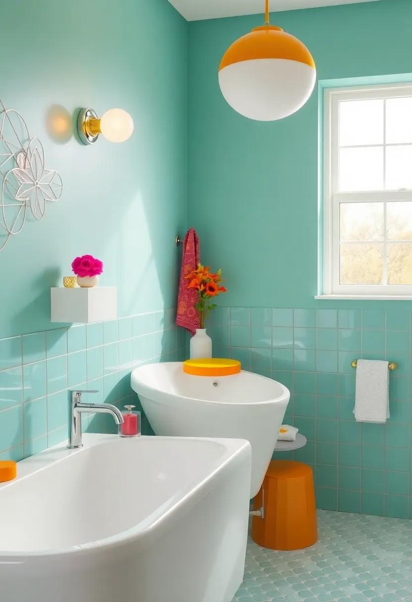 Retro Bath Fixtures: Upgrade your ‍bathroom with vintage-inspired faucets and colorful accessories for that nostalgic vibe