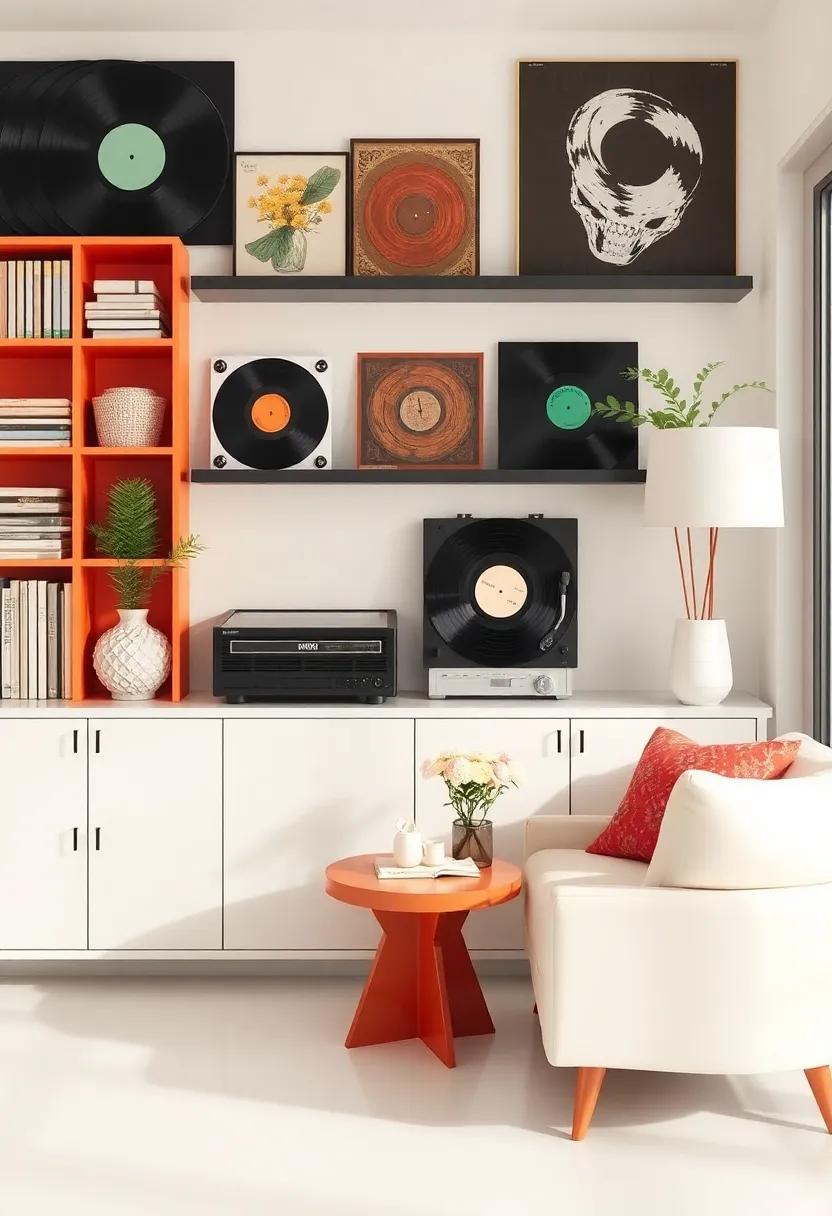 Vintage Vinyl ‌Displays: Pay homage to ⁢the era of music with stylish displays of⁤ your ​vinyl collection, adding‍ both decor and⁣ nostalgia‍ to your space