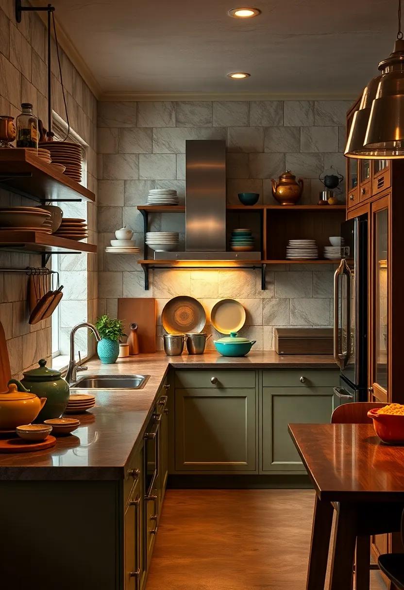 The Role of Lighting in Highlighting Nostalgic Kitchen Decor