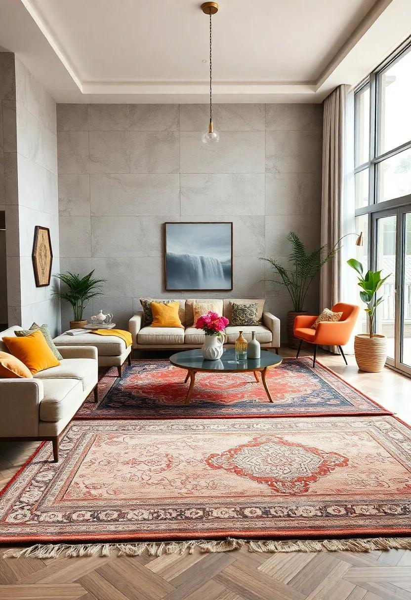 Use corner⁣ rugs to define ​separate spaces within a larger room,⁢ making your living space feel more intimate and inviting