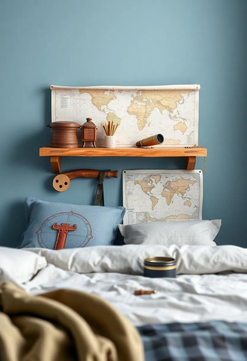 Exploration Tool Stations with Compass‌ and Maps for Little⁢ Navigators