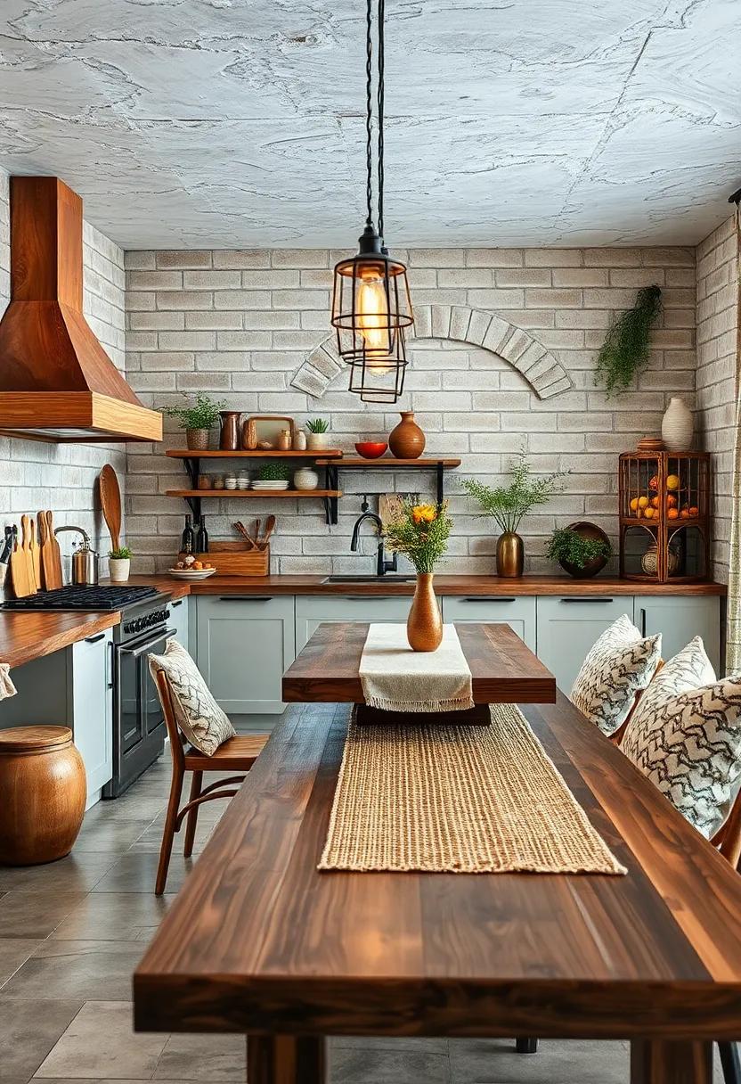 layered textiles: Use linen,burlap,and other natural fabrics ⁣for table runners or ‍bar‍ mats to add warmth and texture