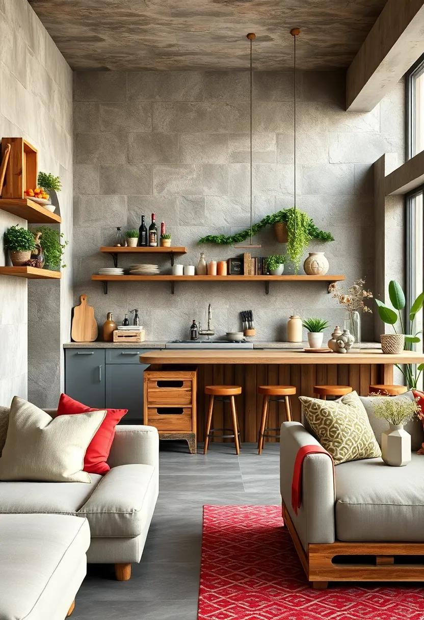 Upcycled elements: Incorporate upcycled items like⁤ wooden crates or⁤ pallets as part of your decor for an eco-friendly twist