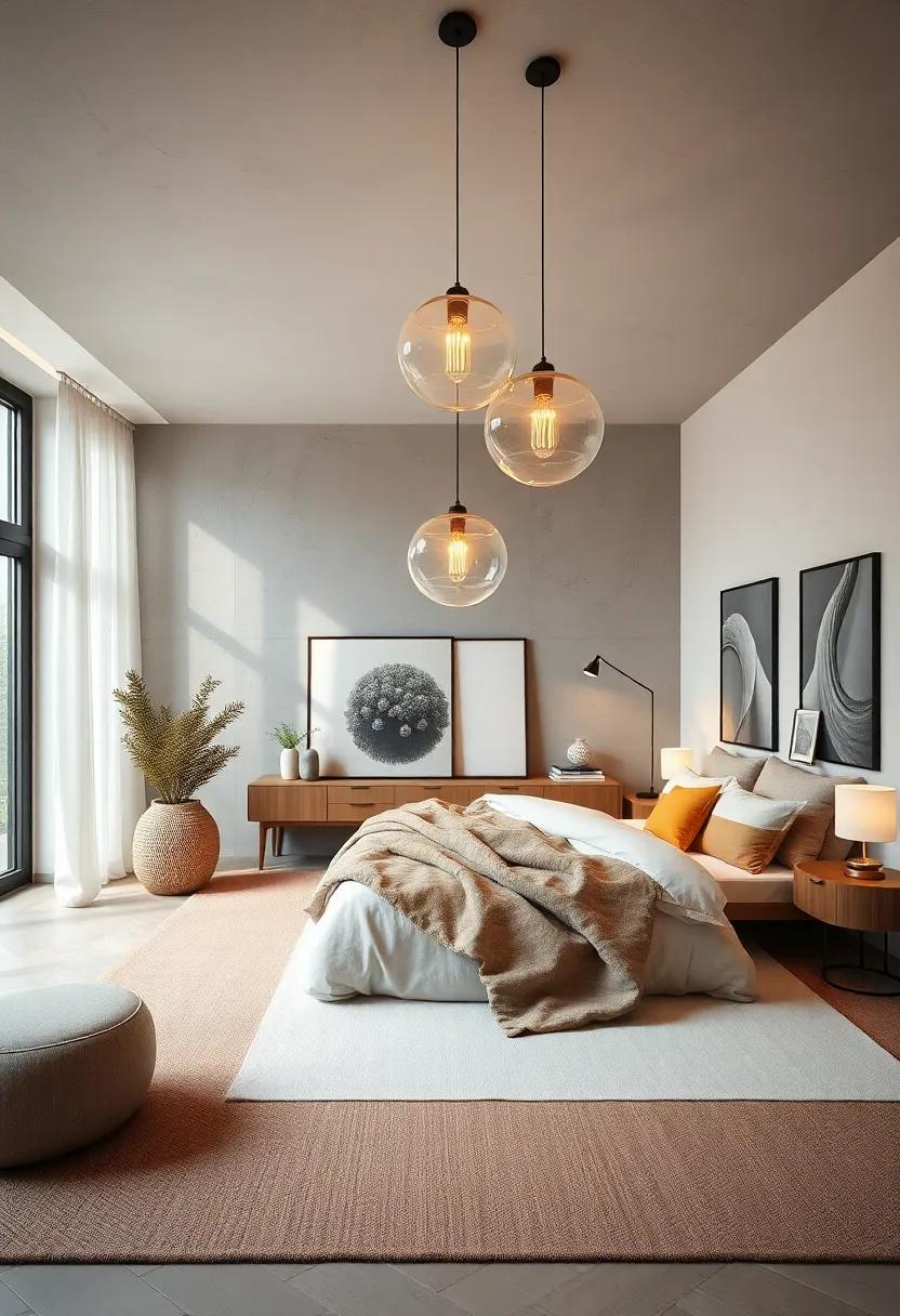 Experiment with statement lighting fixtures, such as pendant ‍lights or minimalist chandeliers, to add an ⁢artistic touch⁢ while providing ample illumination