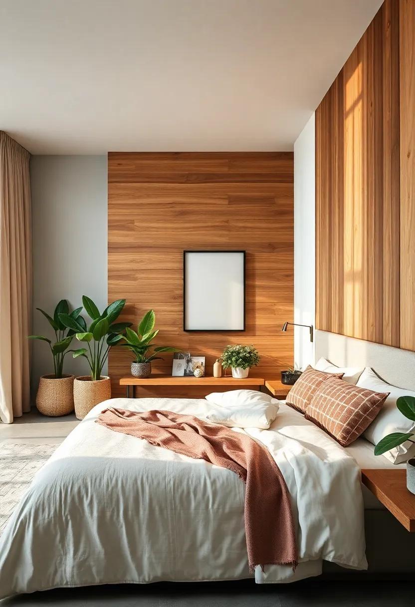 Integrate natural elements like potted plants or a wooden accent wall to bring the essence of ‍nature indoors, promoting tranquility ‌and serenity