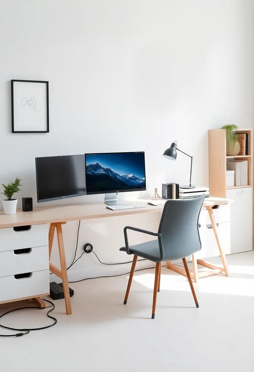 Innovative Solutions: ⁢Creative Ways to Hide⁤ Cables ‍and Clutter