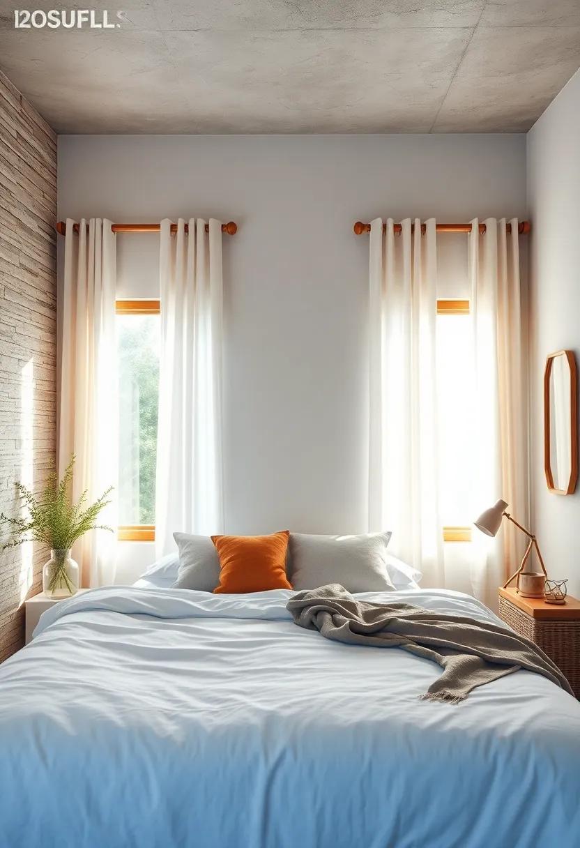 Adorn your windows with wooden curtain rods ‌and soft drapes, ⁣achieving a welcoming and⁣ elegant ⁣look