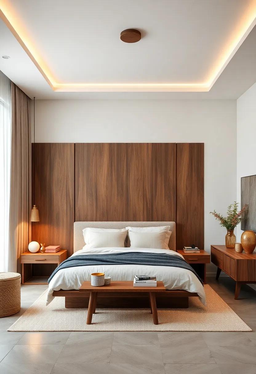 Create a layered ⁢lighting scheme with wooden pendant⁤ lights or sconces, adding⁤ warmth and style while enhancing‌ the ambiance