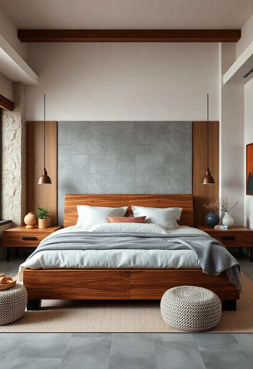 Incorporate a wooden ⁤bed ​frame with ⁤intricate carvings ​to ‍elevate⁢ the ​elegance of ‍your bedroom while providing a sturdy⁢ centerpiece