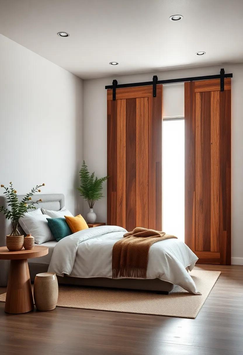 Introduce ⁣a sliding ​barn door ⁢made‌ of reclaimed wood to​ create ‌a stunning entryway to ‍your bedroom,maximizing ⁢space⁢ and​ style