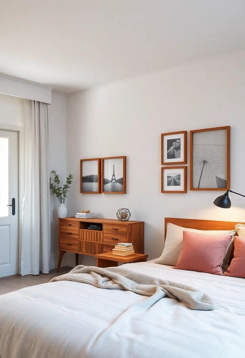 Select wooden picture frames to showcase‍ cherished memories, adding a⁣ personal and heartwarming feel to your walls
