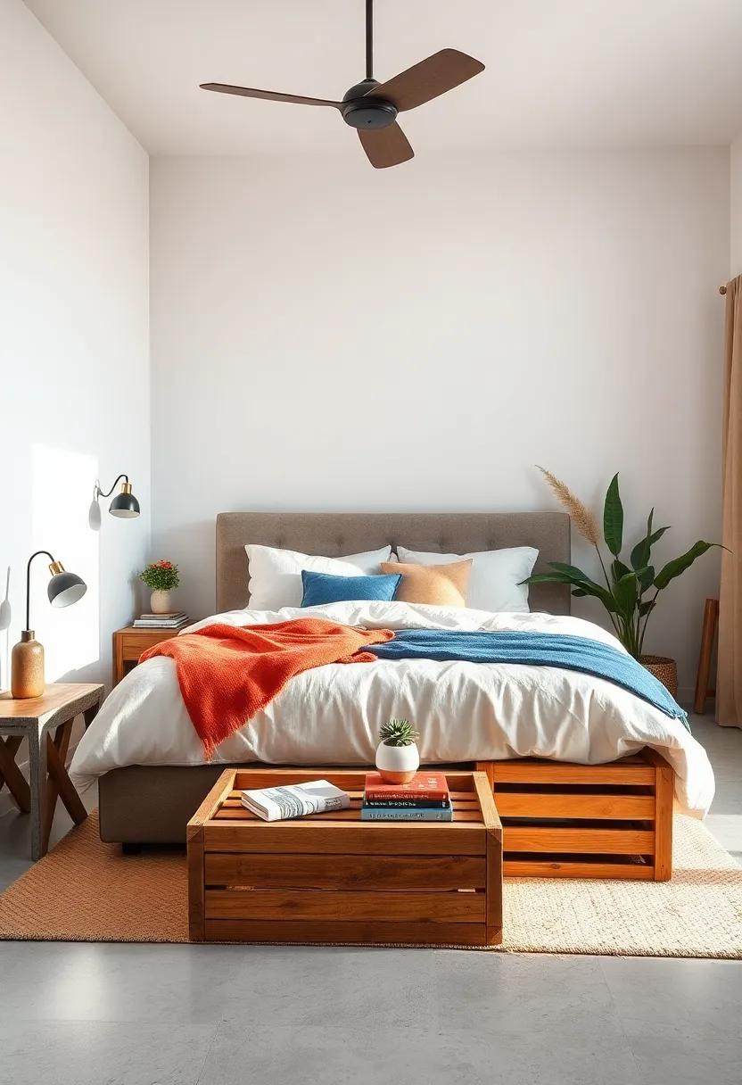 Use wooden crates as trendy ‍side ‌tables or under-bed ⁢storage‍ solutions,combining rustic ‌charm with ‍practicality