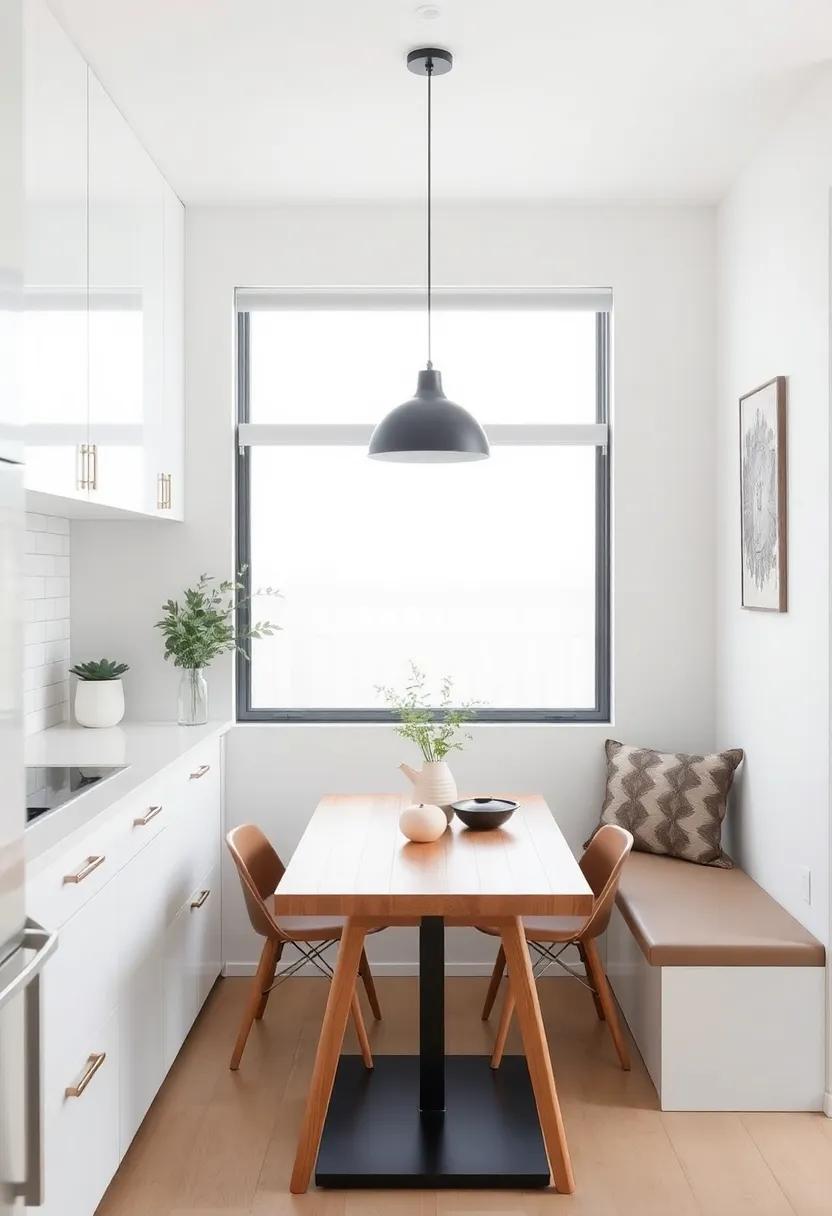 Embracing Minimalism for a Clean and Cozy ​Dining Nook