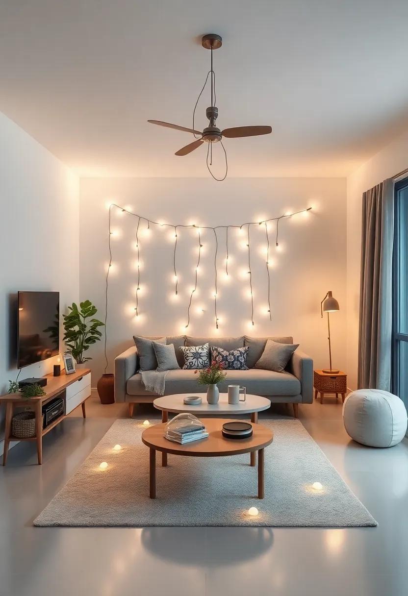 Innovative Uses ‌for⁣ Fairy ‌Lights to ⁤Add Whimsy to ‌Your Living Room