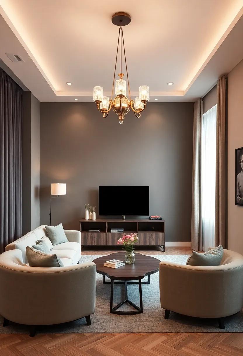 crafting a Focal Point with Eye-Catching Chandeliers in Small Areas