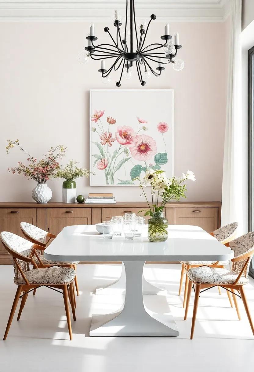 Integrating⁢ Botanical Prints into Your Dining​ Room Accessories