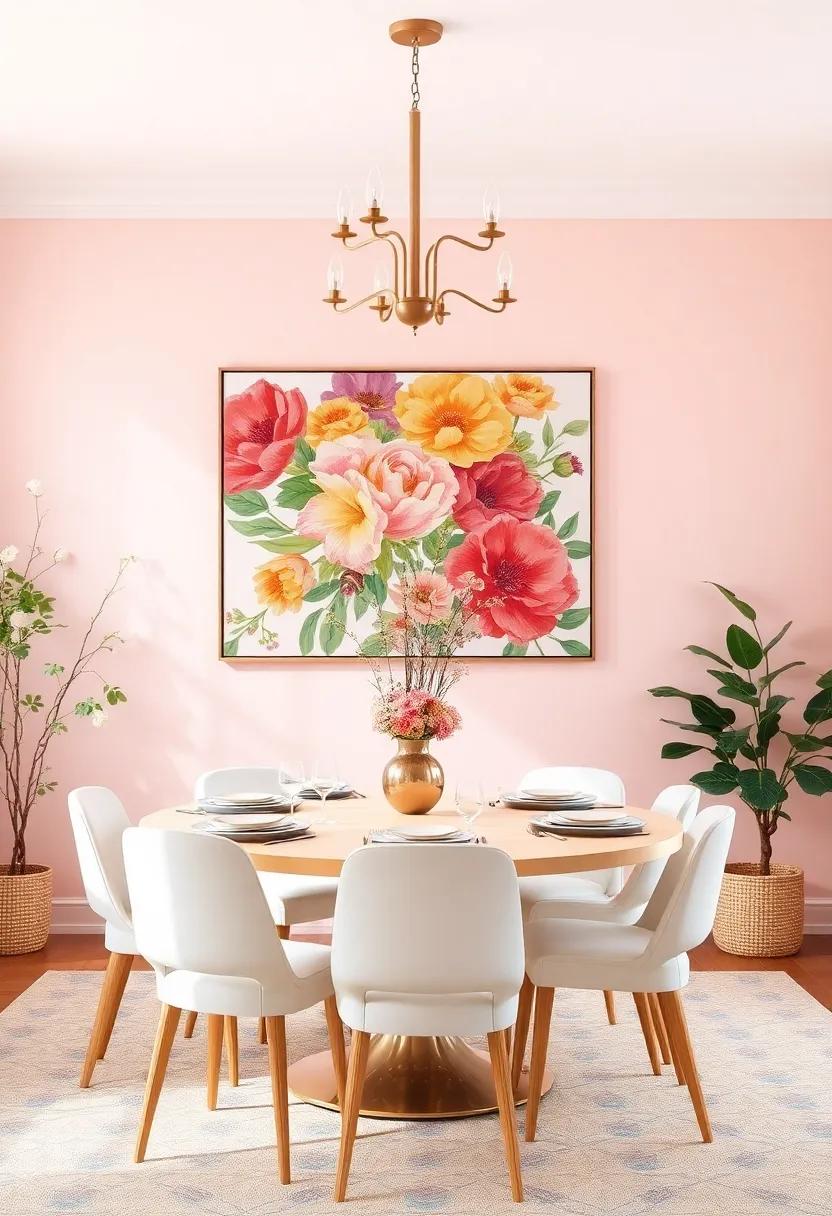 incorporate Floral Wall Art:‌ Hang‍ paintings or prints featuring bright florals to ⁤bring the essence ‌of ‍spring indoors, creating a focal point for the room