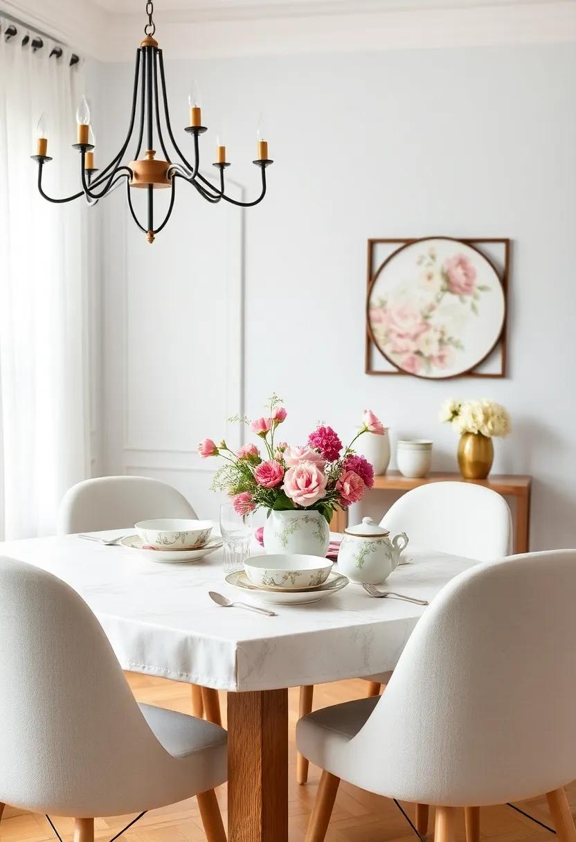 Utilize Floral‌ Print Tableware: Choose bowls⁤ and serving‍ utensils with flower motifs to tie everything together for a cohesive‌ look