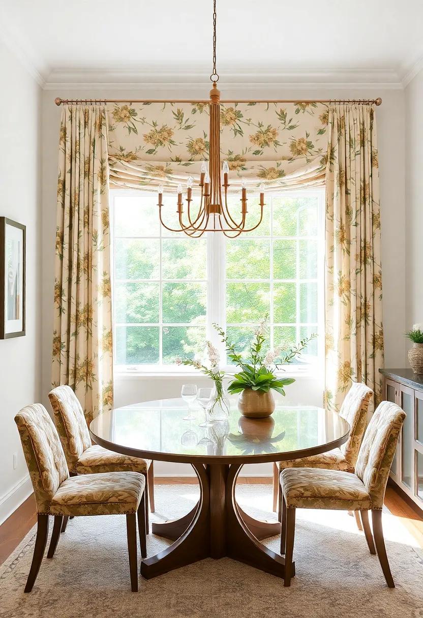 Highlighting⁣ Nature’s Beauty with floral-Inspired Window Treatments